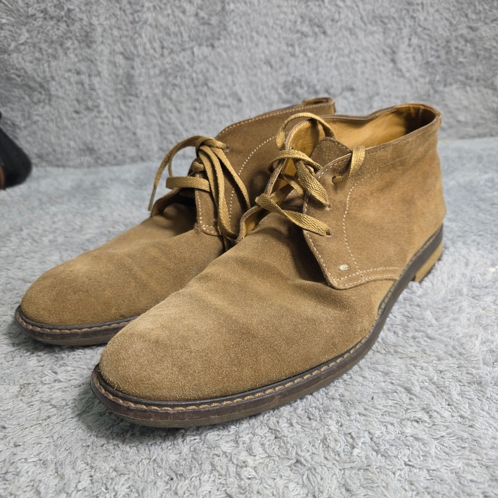 Vionic‎ Suede Leather Chukka Desert Boots Tan Suede Orthopedic Mens 10.5